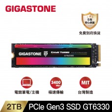 GIGASTONE GT6330 2TB PCIe Gen3 GAME TURBO M.2固態硬碟